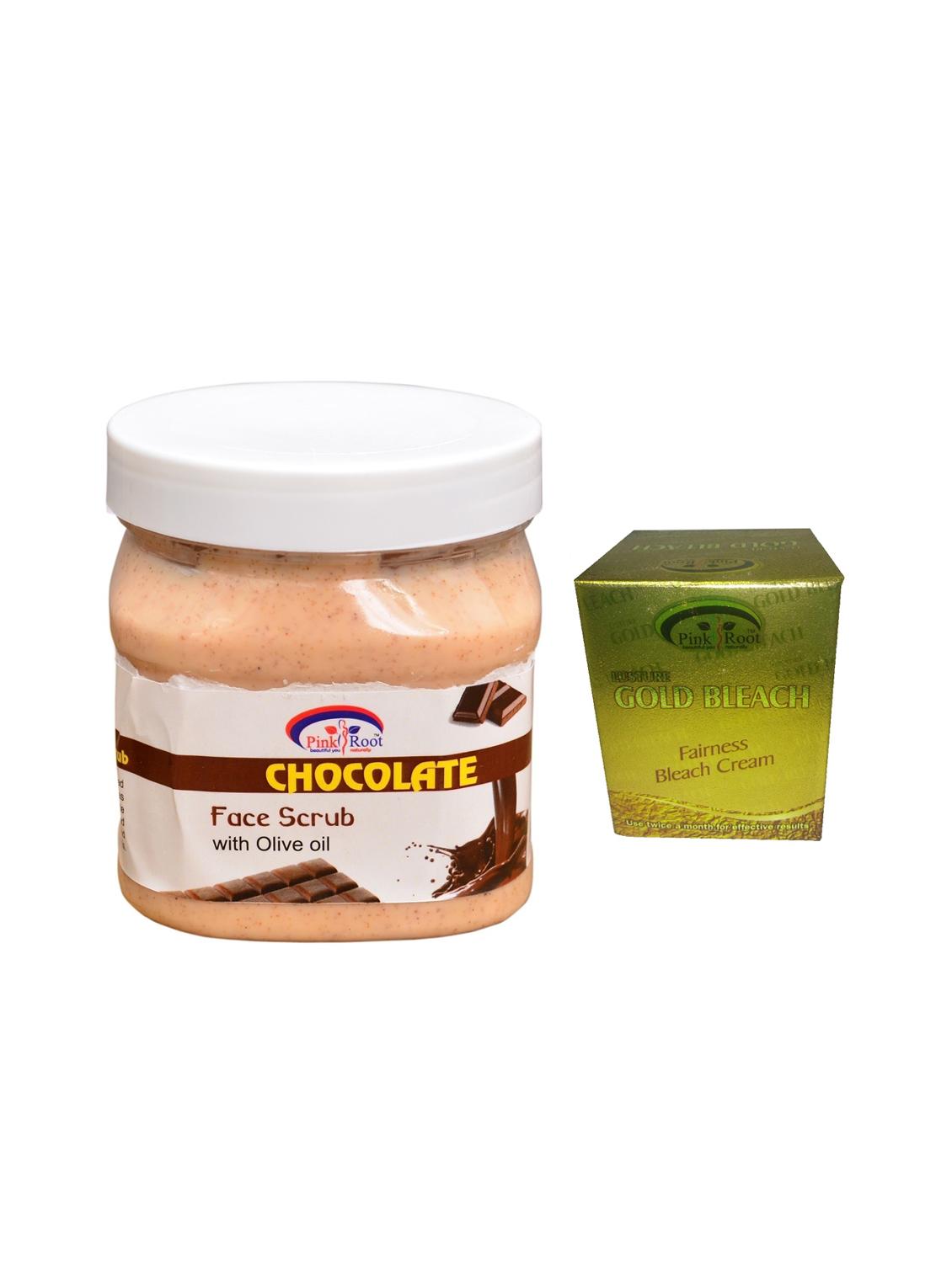 pink root gold bleach 50g and pink root chocolate scrub 500ml - 15040527 - Zoom Image - 1
