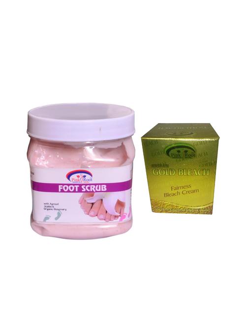 pink root gold bleach 50g and pink root foot scrub 500ml - 15040531 - Standard Image - 1