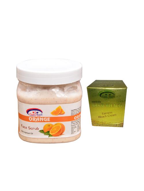 pink root gold bleach 50g and pink root orange scrub 500ml - 15040537 - Standard Image - 1