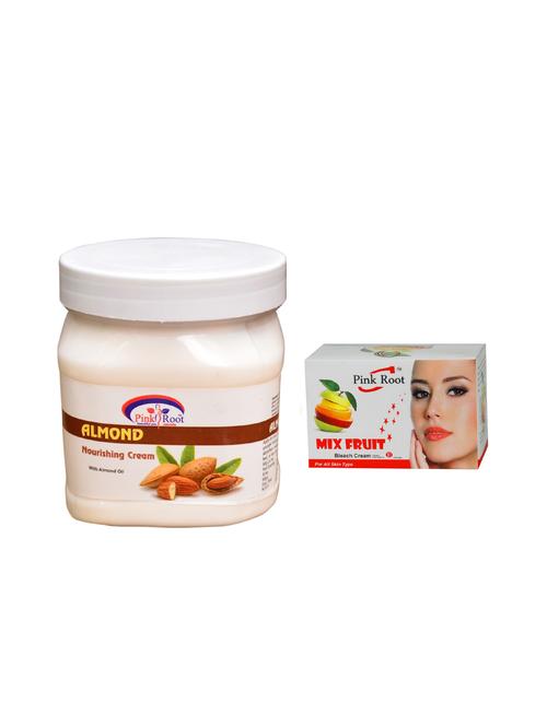 pink root mix fruit bleach 50g and pink root almond nourishing cream 500ml - 15040560 - Standard Image - 1