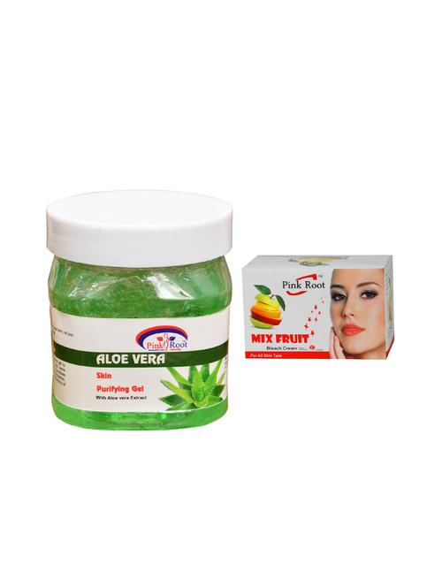 pink root mix fruit bleach 50g and pink root aloe vera gel 500ml - 15040573 - Standard Image - 1