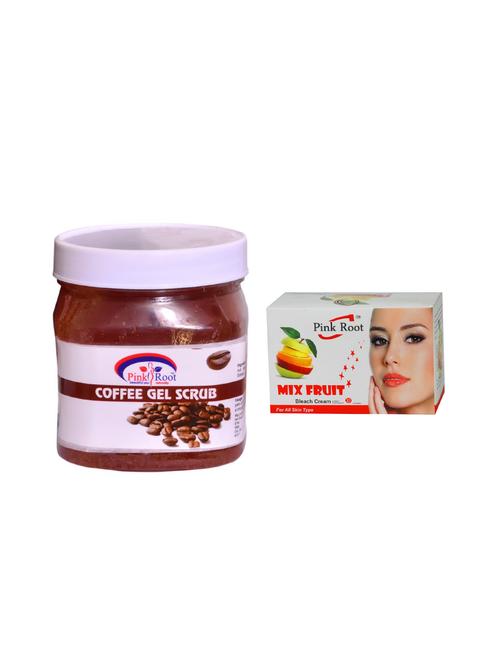 pink root mix fruit bleach 50g and pink root coffee gel scrub 500ml - 15040588 - Standard Image - 1