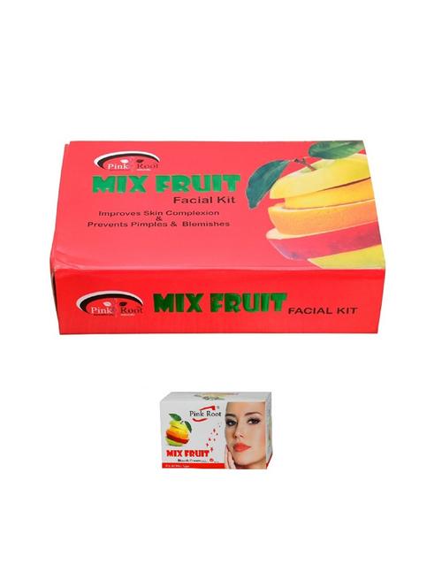 pink root mix fruit bleach 50g and pink root mix fruit facial kit 83gm - 15040605 - Standard Image - 1