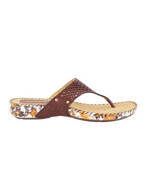 brown toe separator sandal - 15040864 - Standard Image - 2