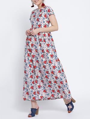 blue floral maxi dress - 15041393 - Standard Image - 2