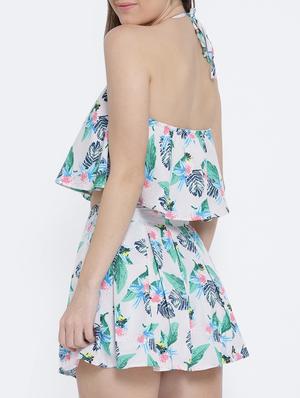 white printed western wear set - 15041406 - Standard Image - 3