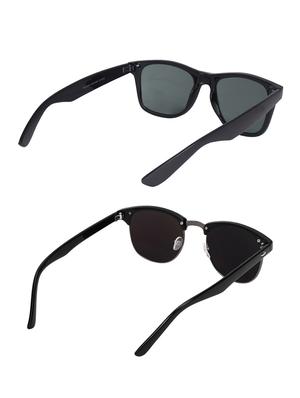 zyaden combo of two sunglasses wayfarer & clubmaster-combo-2192 - 15042401 - Standard Image - 3