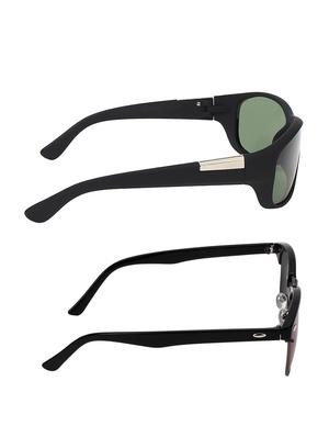 zyaden combo of two sunglasses wrap-around & clubmaster-combo-2194 - 15042403 - Standard Image - 4