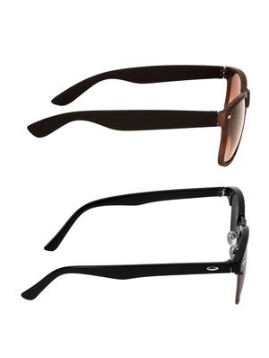 zyaden combo of two sunglasses wayfarer & clubmaster-combo-2203 - 15042412 - Standard Image - 4