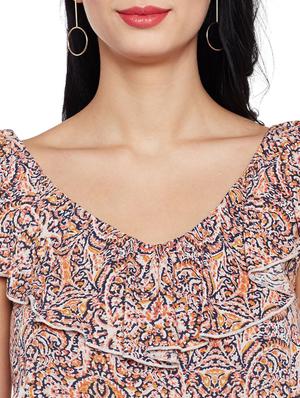 pink viscose belted dress - 15042770 - Standard Image - 5