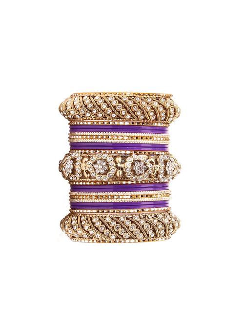 purple metal bangle - 15042796 - Standard Image - 1
