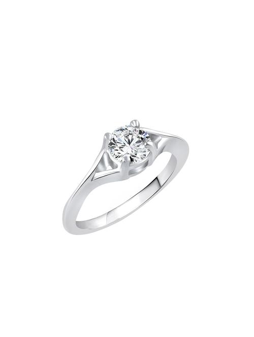 silver metal hand ring - 15046212 - Standard Image - 1