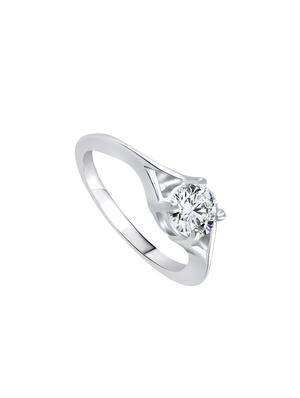 silver metal hand ring - 15046212 - Standard Image - 2