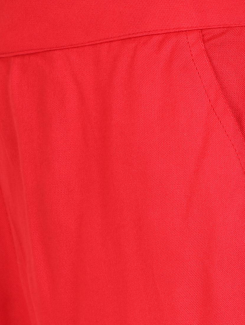 solid red rayon palazzo - 15046801 - Zoom Image - 5