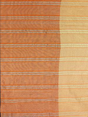 orange cotton bordered saree with blouse - 15046859 - Standard Image - 3