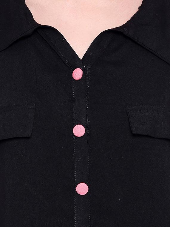 straight slit button placket kurta - 15047152 - Zoom Image - 4