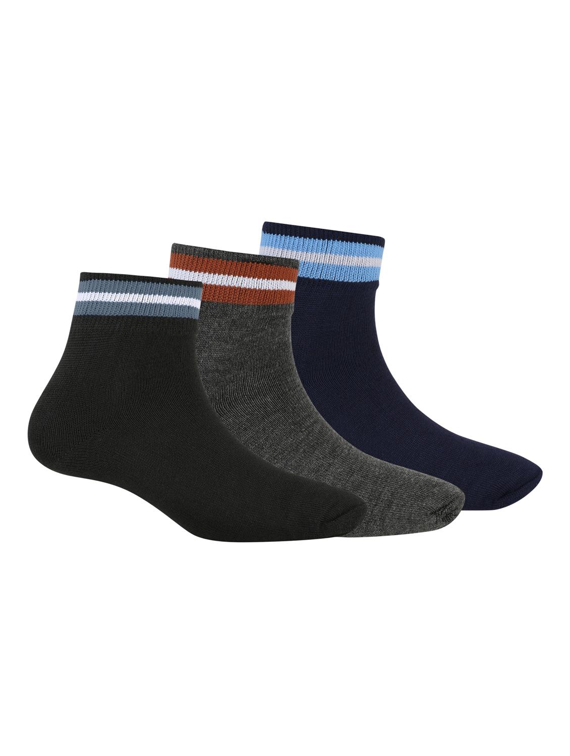 multi colored cotton ankle length sock - 15047171 - Zoom Image - 1