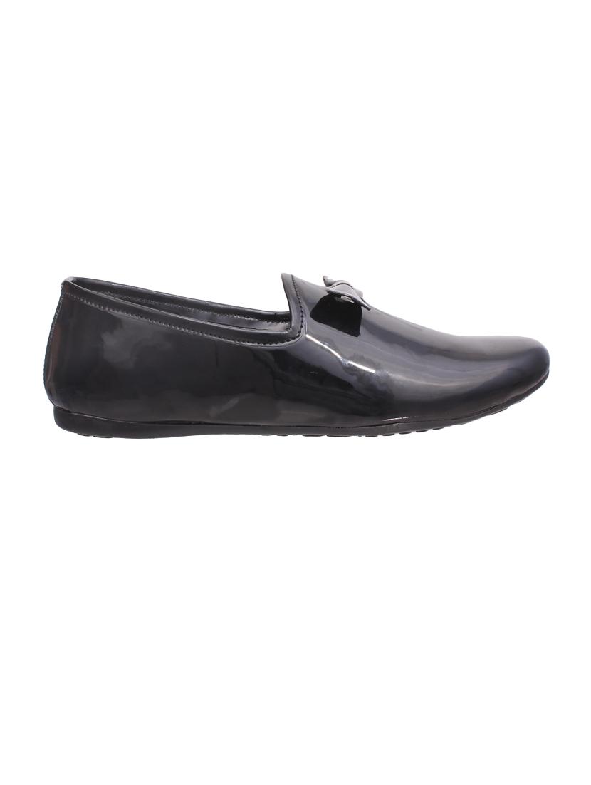 black patent leather slip ons - 15047462 - Zoom Image - 2
