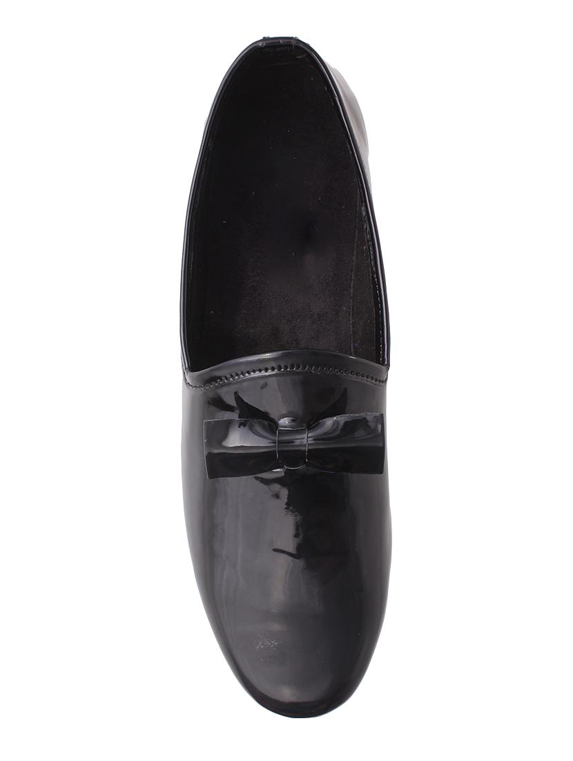 black patent leather slip ons - 15047462 - Zoom Image - 4