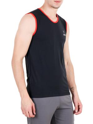 black polyester t-shirt - 15047562 - Standard Image - 2