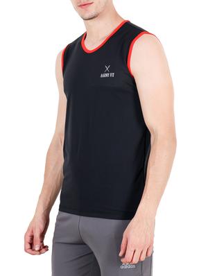 black polyester t-shirt - 15047562 - Standard Image - 3