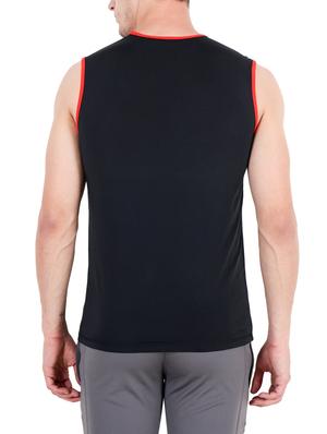 black polyester t-shirt - 15047562 - Standard Image - 4