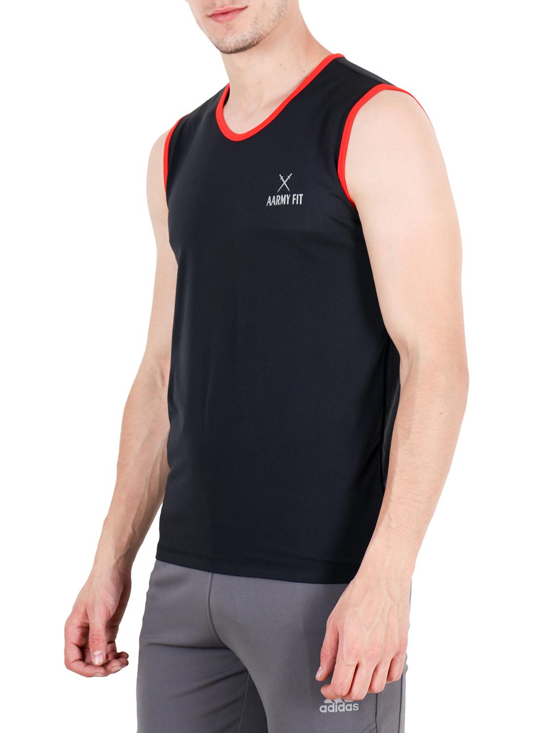 black polyester t-shirt - 15047562 - Zoom Image - 3