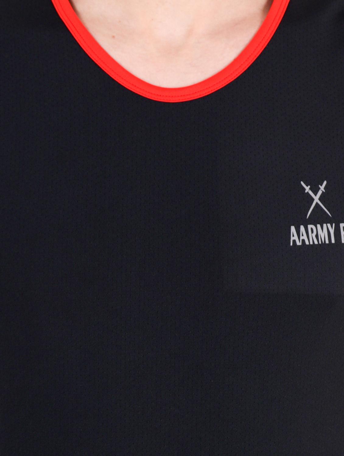 black polyester t-shirt - 15047562 - Zoom Image - 5