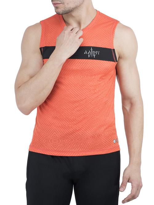 orange polyester tshirt - 15047572 - Standard Image - 1
