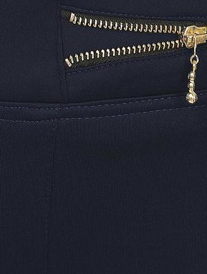 navy blue cotton lycra jegging - 15050754 - Standard Image - 5