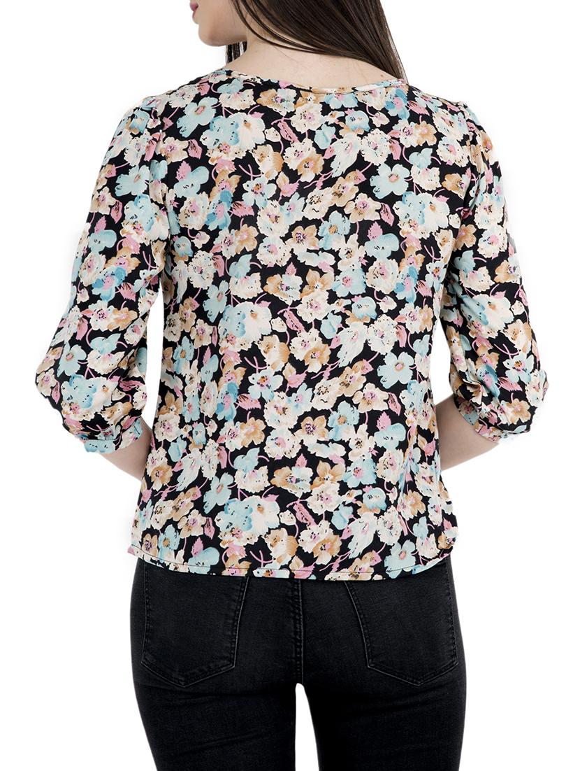 black floral top - 15051343 - Zoom Image - 3