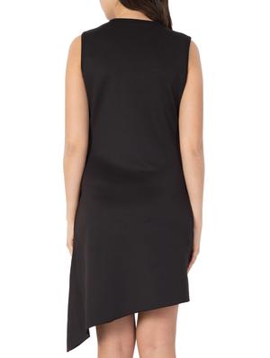 v neck asymmetric dress - 15051947 - Standard Image - 3