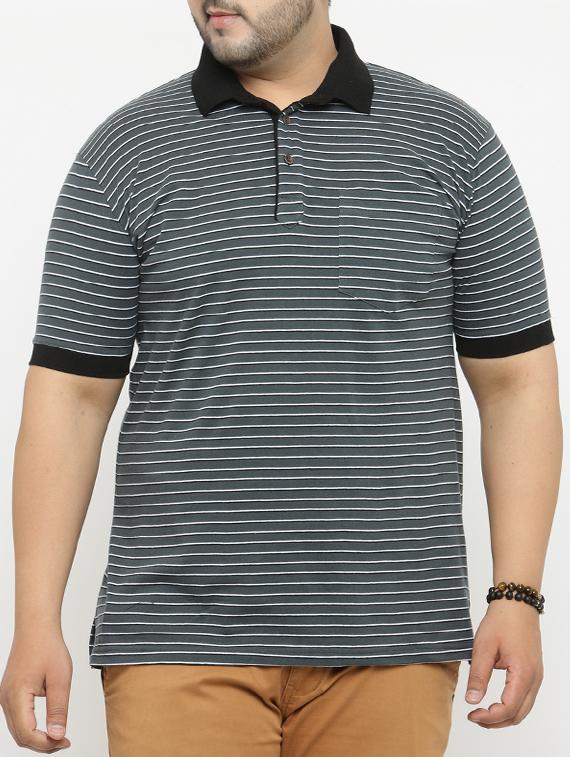 grey cotton pocket t-shirt - 15052036 - Zoom Image - 1