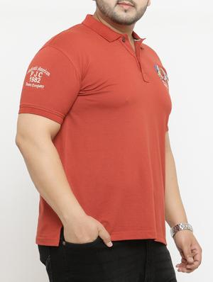 red cotton polo t-shirt - 15052050 - Standard Image - 2