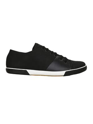 black canvas lace up sneakers - 15052584 - Standard Image - 2