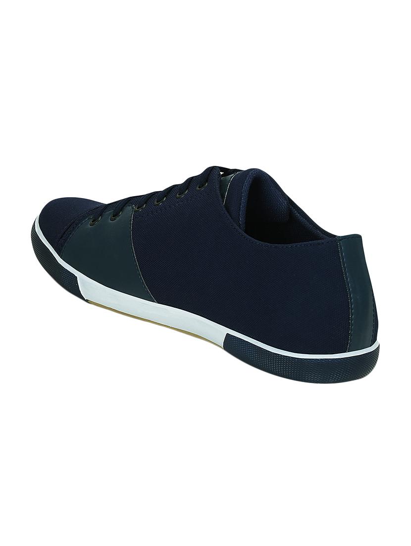 blue canvas lace up sneakers - 15052585 - Zoom Image - 3