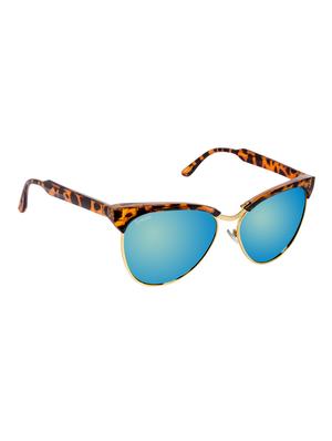 cardon green cateye mirrored uv protected sunglass - 15053950 - Standard Image - 2