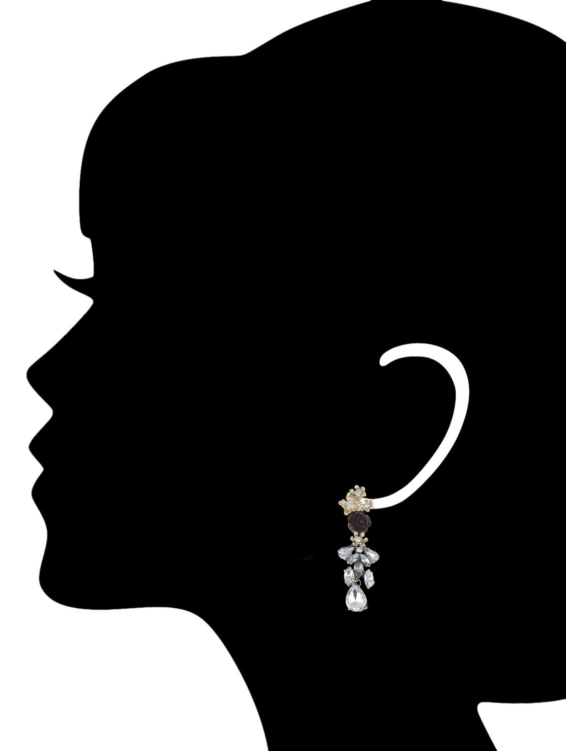 white gold drop earring - 15056742 - Zoom Image - 3