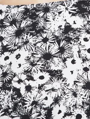 black crepe floral top - 15057368 - Standard Image - 4