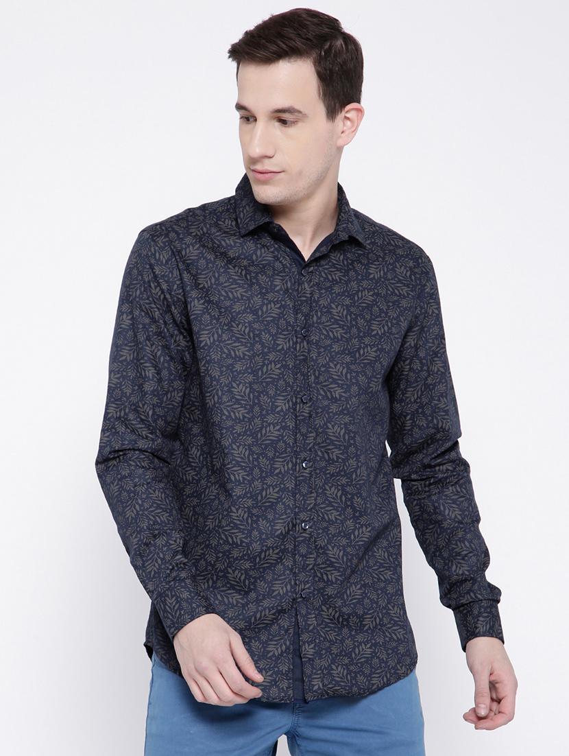 blue cotton casual shirt - 15057524 - Zoom Image - 1
