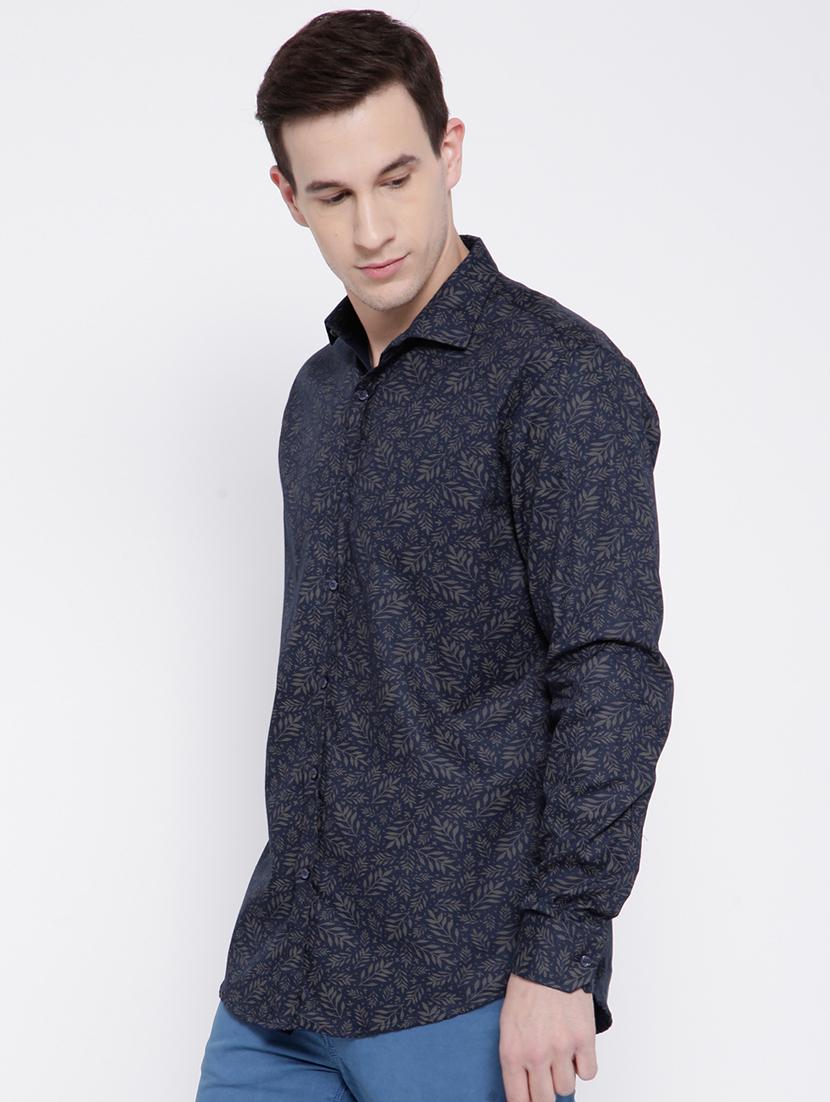blue cotton casual shirt - 15057524 - Zoom Image - 2