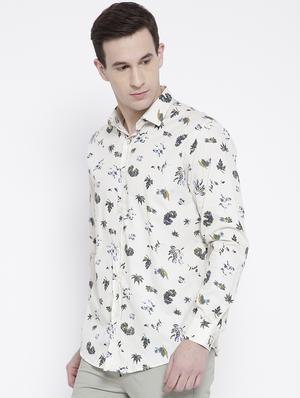 white cotton casual shirt - 15057536 - Standard Image - 2