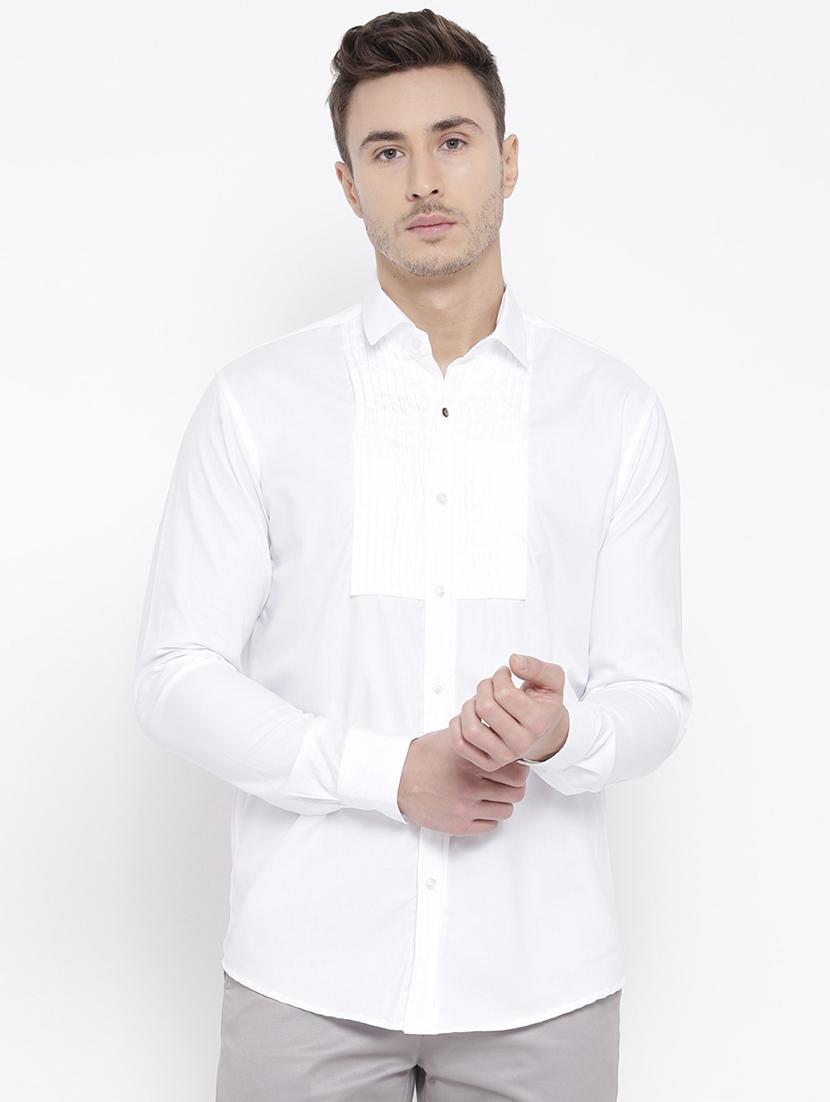 white cotton casual shirt - 15057550 - Zoom Image - 1