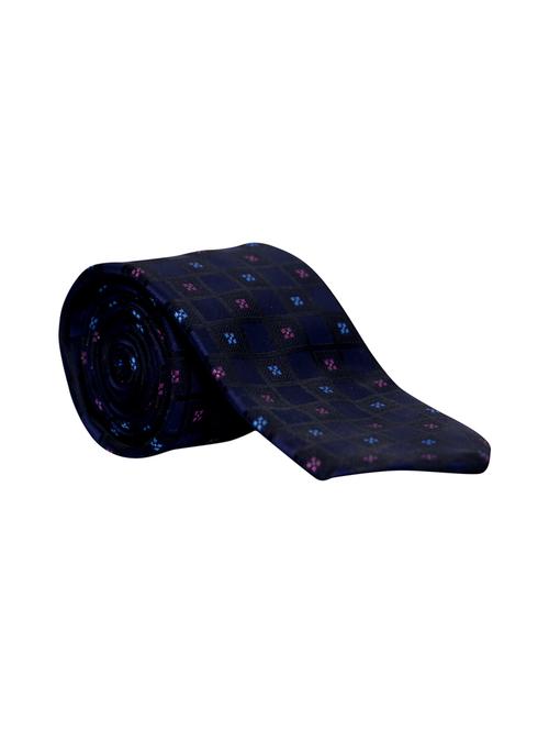 blue micro fibre tie - 15057895 - Very Small Image - 1