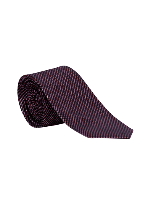 purple micro fibre tie - 15057925 - Standard Image - 1