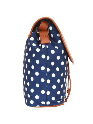 blue canvas regular sling bag - 15058326 - Standard Image - 4