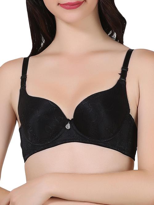 embellished floral t-shirt bra - 15059112 - Standard Image - 1