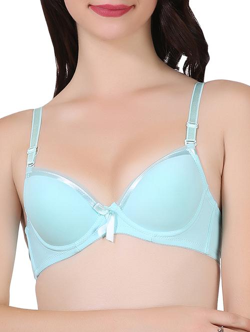 sea green push up bra - 15059115 - Standard Image - 1