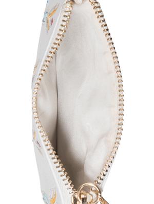white leather regular pouch - 15059207 - Standard Image - 3