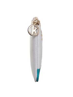 white leather regular pouch - 15059207 - Standard Image - 4